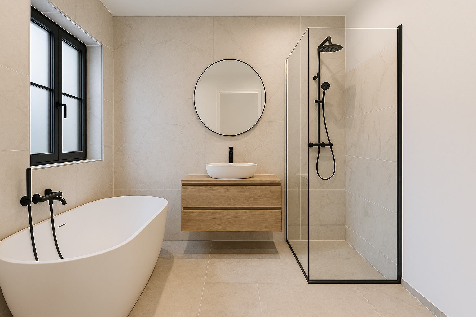 Badkamer renovatie